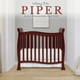 Dream On Me Piper 4in1 Convertible Mini Crib, Cherry