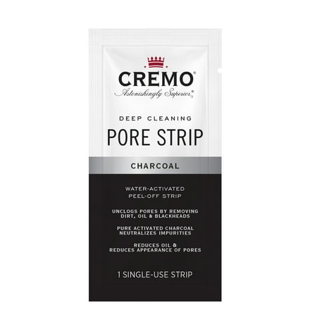 Cremo Charcoal Face Pore Strips, 14ct