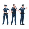 thumbnail image 4 of LeeQinersw 3 Pieces 1/18 Scale Police Figures Mini Resin Figurines for Gift DIY Project, 4 of 9