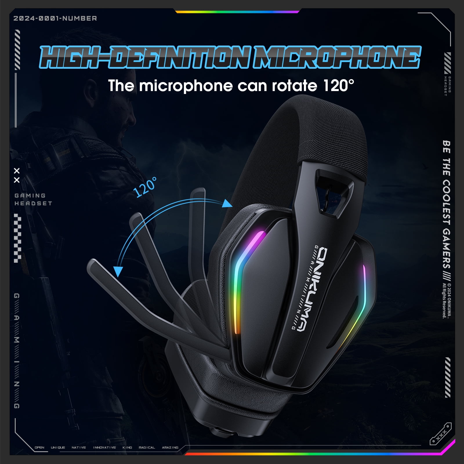 Wireless Gaming Headset for PS5/PS4/PC/Mac/Switch,over Ear 2.4GHz Bluetooth Gaming Headphones with Noise Canceling Mic,3.5mm Wired Mode for Xbox Controller