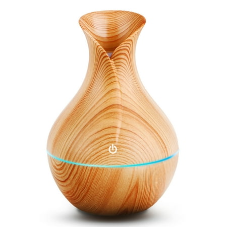 Natural Fragrance Diffuser TSV 130ML Premium Essential Oil Diffuser, Quiet 5-In-1 Humidifier, Natural Home Fragrance Diffuser with 7 LED Color Changing Light and Easy to Clean ()