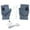 Blue, variant on Heated Gloves For Men Women Rechargeable Electric Warn Full & Half Fingers Warm Laptop Mitten For Cold Weather (Free Size, Navy)