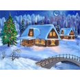 thumbnail image 1 of Village de Neige - Peinture Diamant DIY, 1 of 6
