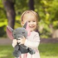 thumbnail image 5 of Juguete suave para niños, peluche elefante, material suave, para dormitorio, juguete antidepresivo, peluche para niños, regalo perfecto, peluche de calidad, juguete educativo, peluche para Blaxill, 5 of 5
