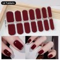 thumbnail image 1 of DIY pegatinas para uñas sin hornear, flores frescas de Color sólido de larga duración en verano, tiras para uñas, parche deslizante, calcomanía de cubierta completa, 1 of 7