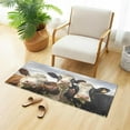 thumbnail image 2 of Coolnut Cows Kitchen Mat Soft and Absorbent Bath Mats for Bathroom Non Slip Quick Dry Shaggy Bath Carpet Machine Wash for Kitchen Bathroom Shower 39x20 in Home Decor, 2 of 7