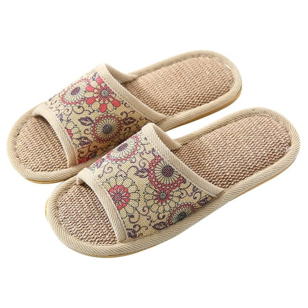 

1 Pair Summer Slippers House Shoes Breathable Household Nonslip Slippers Indoor Slippers