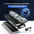 thumbnail image 2 of Station d'Extension Multiport avec Emplacements HDMI et SD, Conception en Alliage d'Aluminium pour Portables et Tablettes avec Transfert de Données, 2 of 7