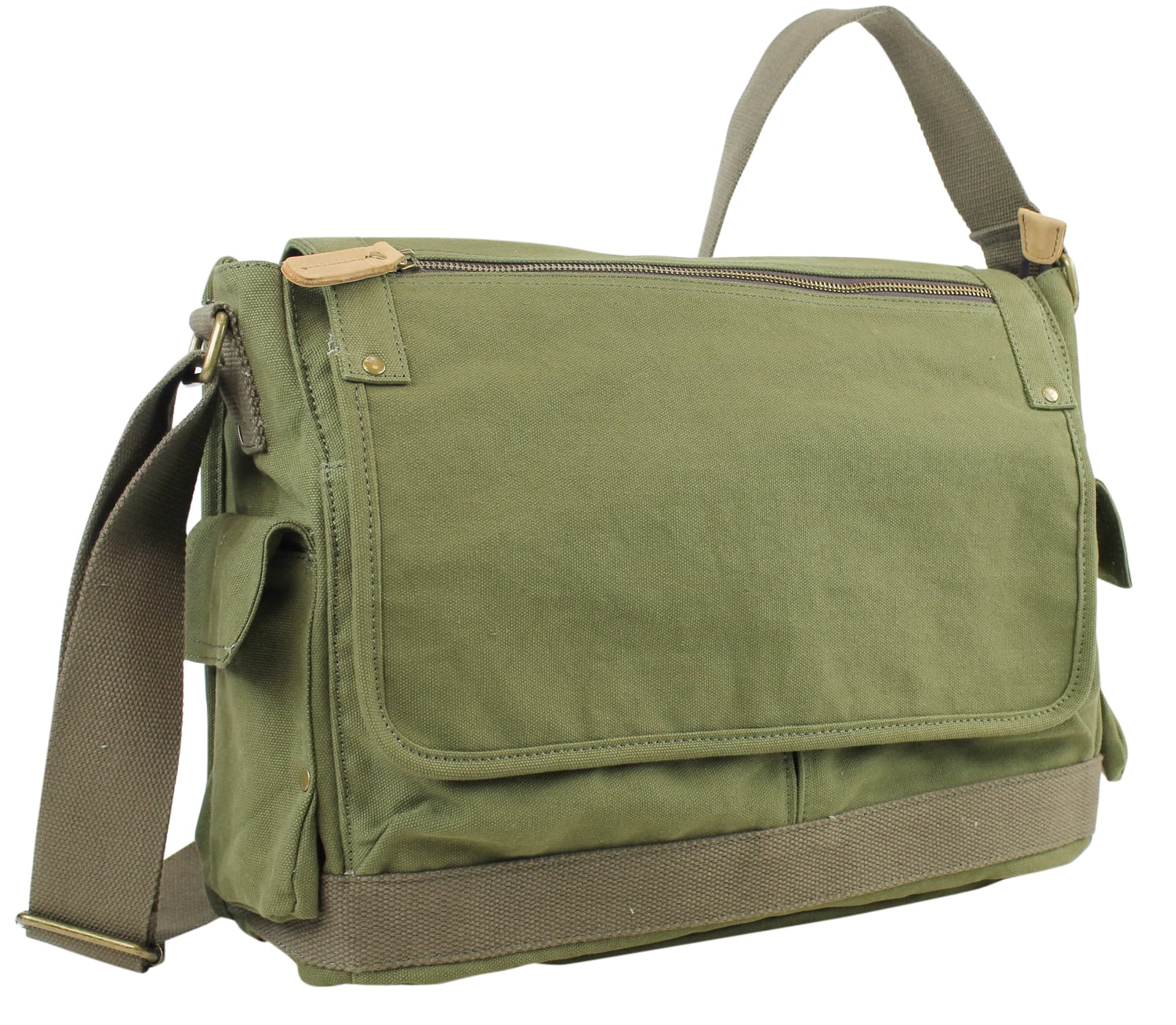 canvas laptop messenger bag
