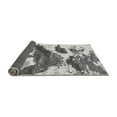 thumbnail image 2 of Ahgly Company Indoor Round Abstract Gray Modern Area Rugs, 3' Round, 2 of 4