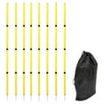 thumbnail image 3 of AMLESO Soccer Training Agility Poles, Soccer Training Sticks Football Practice Poles for Practice, Baseball, Improve Agility Balance Yellow, 3 of 10