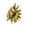 Gold, variant on Trendy Gold/Silver Color Sea Urchin Rings Contemporary Metal Punk Styles Jewelry for Fashion Enthusiasts