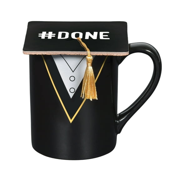 Mug - Enesco - Our Name is Mud - Graduation Robe Cup w/Coaster  6006403