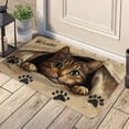 thumbnail image 6 of Funny Coir Doormat Welcome Sitting Cute Cat Welcome Front Porch Decor Mats for The Entrance, Non Slip Outdoor Doormat(20 x 32 in), 6 of 6