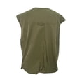 thumbnail image 6 of Bslissey Women's Zipper Cargo Vest Sleeveless Solid Color Pockets Oversized Jacket Ladies Fashion Casual Waistcoat Tops for Outerwear Streetwear, 6 of 6