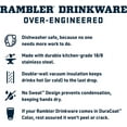 thumbnail image 2 of YETI Rambler Tasse à Paille 42 oz, Isolée sous Vide, Acier Inoxydable, Bleu Grande Vague, 2 of 7