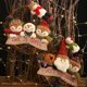 thumbnail image 4 of Corona de Navidad artificial, verde, pícea de Crestwood, decorada JAMW Sencillez, 4 of 5