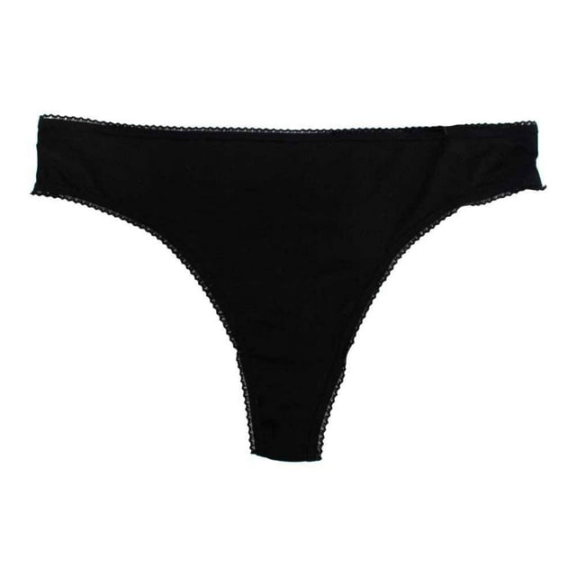 Tanga Secret Treasure para Dama, Microfibra Negro Talla G
