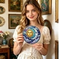 thumbnail image 2 of DIY Diamond Pendant Ornament Special Shaped Crystal Diamond Art Painting Hanging Double-Sided Pattern Single Sided Diamond for Home Garden Wall, 2 of 7