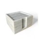 thumbnail image 1 of Portavasos de mármol, juego de 6 piezas con base de piedra de mármol natural, blanco, 1 of 5