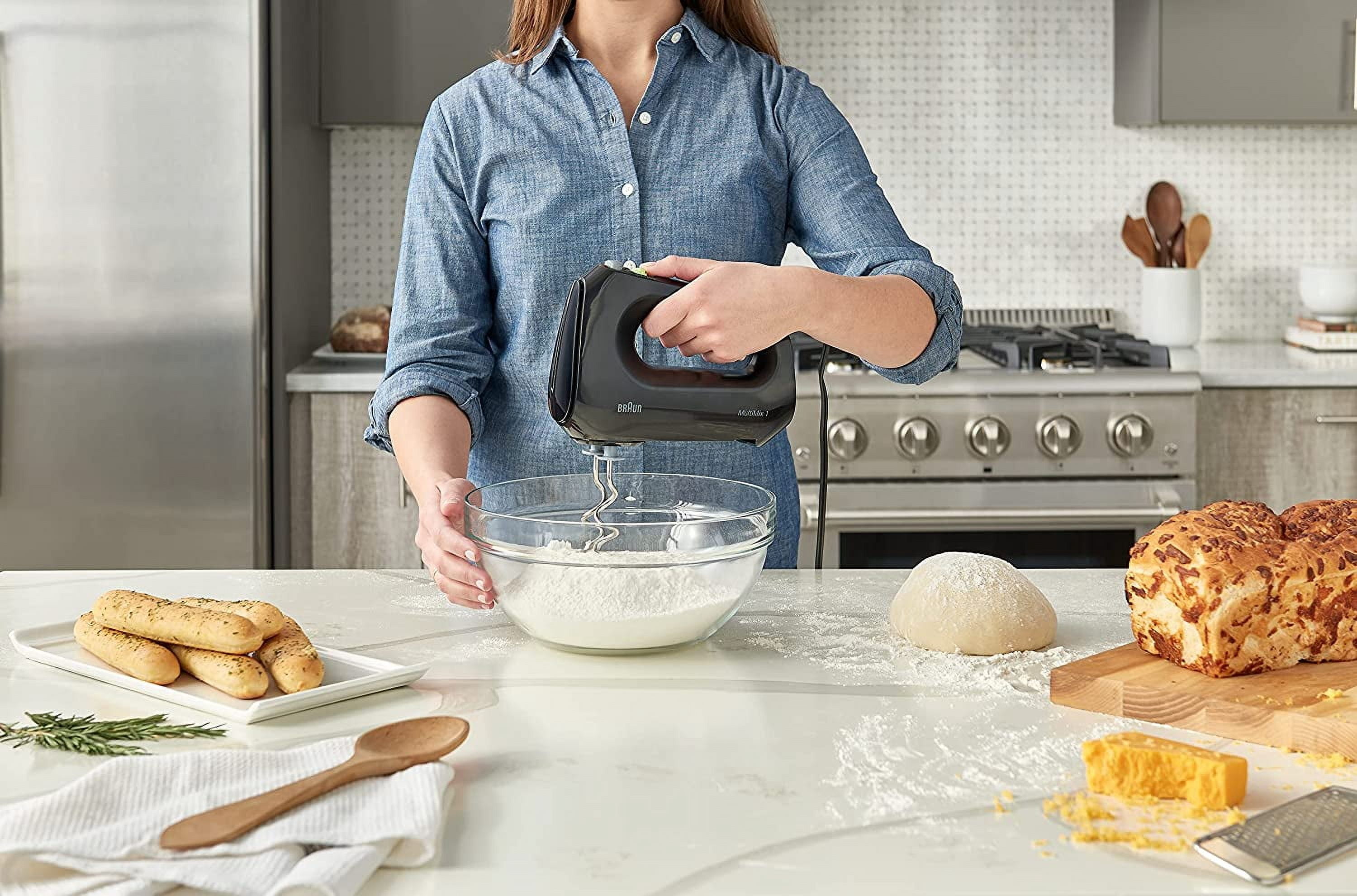 MultiMix 1 Hand Mixer with 200W Motor and 5 Speeds for Dough and Batter