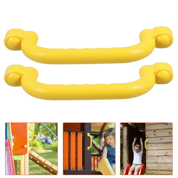TEHAUX 2pcs Playground Safety Handle Non-Slip Plastic Kids Outdoor Grab Playground Handles