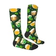 thumbnail image 3 of Fotbe St Patrick's Day10 print Women's Men's Novelty Crew Socks Cotton Socks Knee High Socks for Walking,Running,Nurses,Pregnancy, 3 of 9