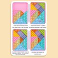 thumbnail image 4 of Bloques de Construcción Tangram Push Bubble Toys Arco iris Juguete sensorial Autismo Juego antiestrés Rompecabezas Tmvgtek Nuevos Originales, 4 of 7