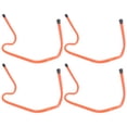 thumbnail image 5 of FONDOTIN 4-Pack Orange Plastic Agility Ladder Hurdles for Speed and Footwork Training, Professional Sports Equipment, 5 of 6