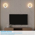 thumbnail image 5 of Lámpara De Araña De Luz De Techo De Acrílico De Alto Brillo, Diseño Moderno Para Sala De Estar, Dormitorio, Cocina Yuarrent HA026868-01, 5 of 5