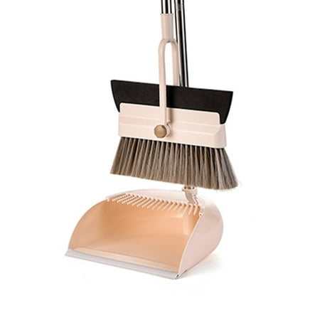 dustpan scraping broom detachable
