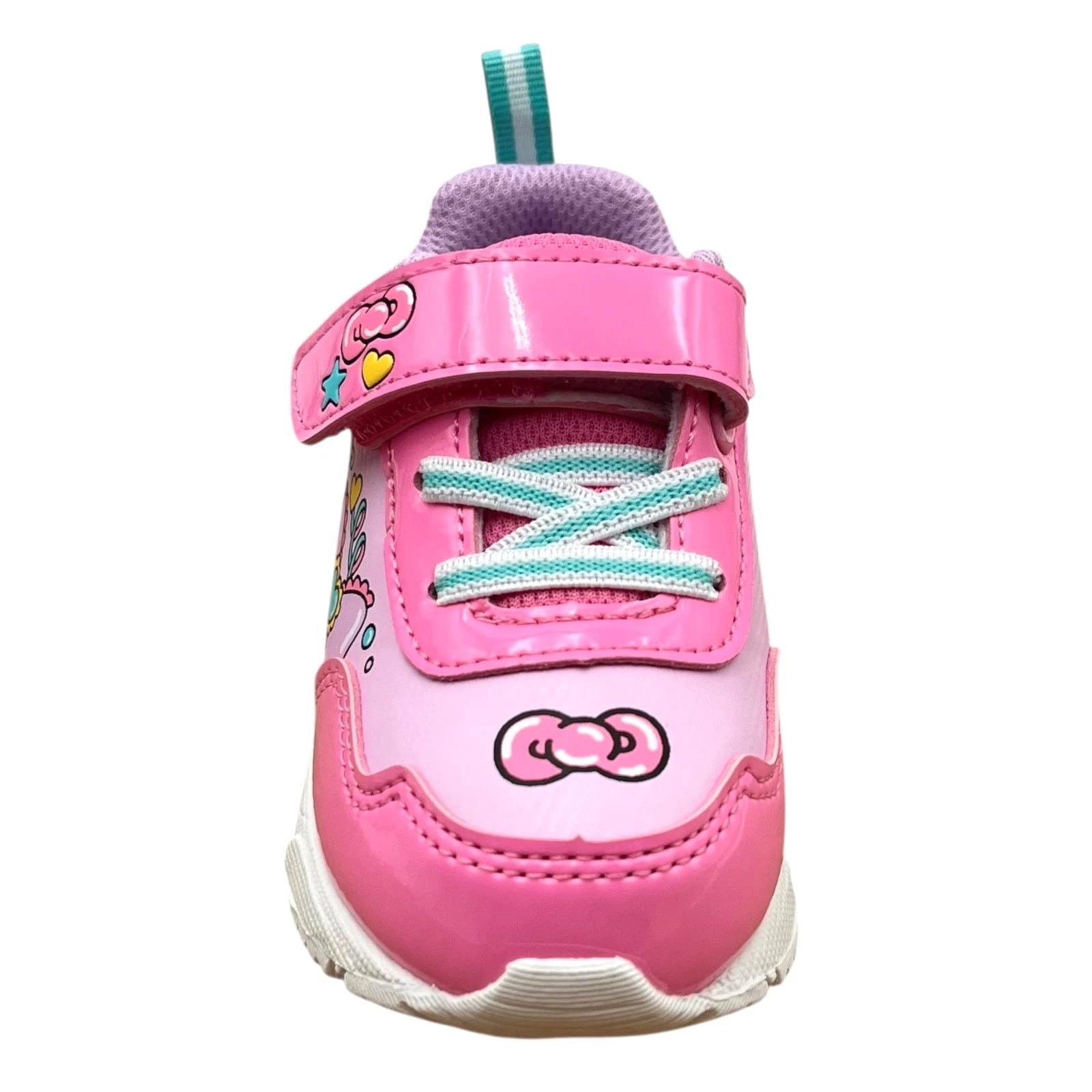 Hello Kitty Toddler Girls Slip-on Light-up Sneakers Size 7 Pink-lavender-aqua