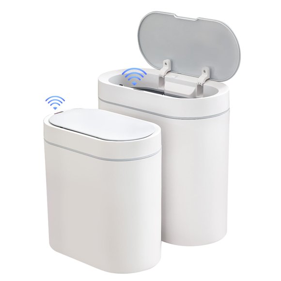 ELPHECO 2 Pack Bathroom Motion Sensor Trash can 2
