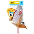 thumbnail image 1 of Pet Zone Jumbo Mouse & Cheese Mouse Sound Cat Toy for Cats and Kittens, 1 of 7