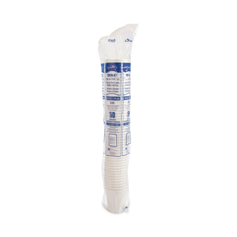 Single-Sided Poly Paper Hot Cups, 10 oz, White, 1,000/Carton Single-Sided Poly Paper Hot Cups, 10 oz, White, 1,000/Carton