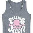 thumbnail image 3 of Instant Message - Feeling Jelly Jellyfish - Women's Racerback Tank Top, 3 of 6