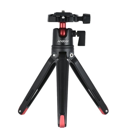 Image of Suzicca Handheld Travel Tabletop Tripod Stand with Ball Head for Nikon Sony DSLR Mirrorless Camcorder for X 8 7 Plus 7s 6s for Honor 9 Smartphone for 5