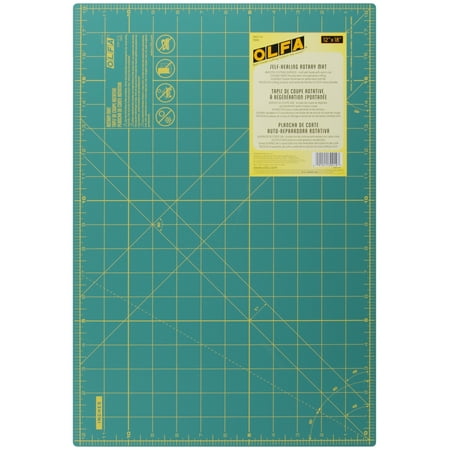 OLFA 9880 RM-CG 12-Inch x 18-Inch Self-Healing Double-Sided Rotary Mat