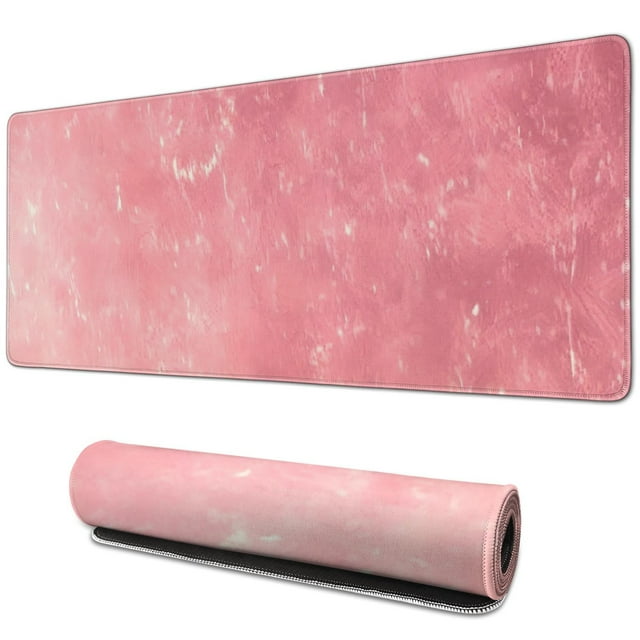 Durable XXL Desk Pad & Pink Mouse Pad – 31.5x11.8 inches Desk Mat with 3 Levels, Designed for Comfortable Computer Keyboard Use and Home Office Work