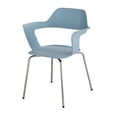 thumbnail image 2 of Safco Bandi Shell Stacking Chair in Blue (Set of 2), 2 of 10