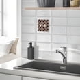 thumbnail image 6 of Yayeee Toggle Light Switch Wall Plate 3-Gang 6.37"x4.48" Decorative Outlet Cover, Checkered Stars Pattern, 6 of 7