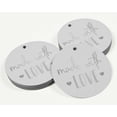 thumbnail image 3 of Inkdotpot Pack Of 50 Made With Love Text Favor Paper Tags Craft Real Silver Foil Hang Tags, 3 of 6