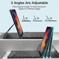 thumbnail image 3 of Étui Clavier Bluetooth avec Souris compatible Lenovo Tab P11 To J606F L 2 en 1 Support Housse Rétroéclairage Haute Qualité Cadeau, 3 of 5