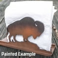 thumbnail image 4 of Hip Flask Plus Raw Wood Craft Buffalo Napkin Holder - Rustic and Functional, 4 of 4