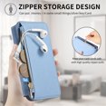 thumbnail image 2 of Decase Phone Filp Case Compatible with Apple iPhone 16 Pro Max Case Detachable Wallet Case with Card Holder, PU Leather Magnetic Snap Flip Wallet Phone Case Compatible with iPhone 16 Pro Max,Blue, 2 of 10