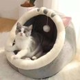 thumbnail image 4 of Cama para gatos - Alfombra tipo cueva lavable | Cama para gatos de interior | Casa cueva para gatos | Cómoda cama para gatos tipo cesta | Casa para gatos de interior, 4 of 5