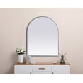 thumbnail image 7 of Metal Frame Arch Mirror 24x30 Inch in Black, 7 of 7