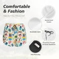 thumbnail image 4 of Rateoe Playing Video Games Printed 2 in 1 Women's Workout Shorts for Athletic Gym Running Shorts with Phone Pockets-XX-Large, 4 of 7