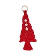 thumbnail image 2 of Tapiz de Arbol de Navidad Macarena Adornos Colgantes Chic Bohemio Rojo, 2 of 8