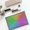 thumbnail image 6 of Cauagu Colorful Glitter for Tyvek Makeup Bag,Reusable Travel Cosmetic Bag Women Organizer Toiletry Bag Birthday,Gifts for Women Girlfriend Mom Teacher 6.5’’*8.9’’, 6 of 7